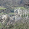 Rievaulx Abbey from Ashberry wood, North York Moors.