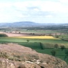 View from the top of Grinshill with the Wrekin on the horizon.