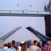 Tower Bridge opening, London