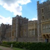 view of the castle from the garden, Windsor Castle