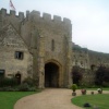 Circle drive entrance, Amberley Castle