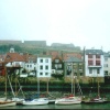 River Esk and East Side in Whitby, North Yorkshire
