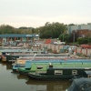 Canal boats in Adlington, Lancashire
