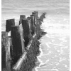 A photograph of a Groyne, Swanage, Dorset.