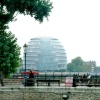 London, City Hall - view from Tower of London - Sept 2002