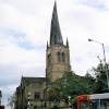 St Mary and All Saints Church in Chesterfield, Derbyshire