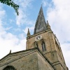 St Mary and All Saints Church in Chesterfield, Derbyshire