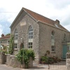 Middlezoy, Somerset. View of Methodist Chapel built 1847.