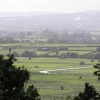 Burrow Bridge.Burrow Mump from Red Hill near High Ham.