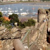 A view of Conwy Quay from the Castle Walls