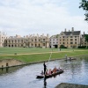 King`s College and River Cam - view from Clare College. Cambridge