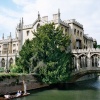 St John College and River Cam in Cambridge