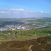 The town from the tower Darwen, Lancashire.