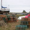 LobsterPots and Castles. Holy Island.