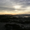 Dawn breaks on Holy Island