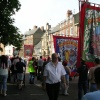 Durham Miners Gala in 2005. - The banners march out.