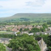 Pendle Hill from Clitheroe Castle