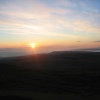 Sunrise from the top of Pendle Hill