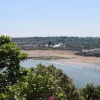Goodrington beach, Devon, from Roundham Gardens.
