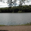 A beautiful view of newmillerdam in the summer time, West Yorkshire