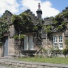 An old building on Newmillerdam, probably belonged to the game keeper, West Yorkshire.