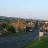 Looking down into Hawes village, North Yorkshire