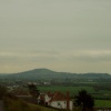 Brent Knoll hill taken from bleadon village, Somerset