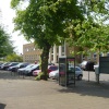 Rugby town hall looking west from Park Road May 2005
