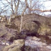 Very old bridge taken on walk from Askrigg to Hawes, North Yorkshire - January 2006