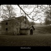 The old corn mill at the lower end of the river through Chatsworth.