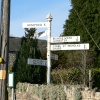 This sign post is in the village of Churchingford in the Blackdown hills, Somerset.