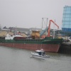 The Galway Enterprise unloading at Littlehampton.