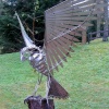 Sculpture outside Whinlatter Visitors Centre.  Nov 05 using Canon Powershot S50