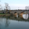 Oldest bridge on river Thames, built during reign of William the Conqueror - Wallingford, OXON