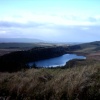 A view looking east on roman wall. Northumberland