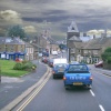 A stormy day in Ilkey, West Yorkshire