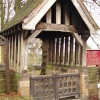 Holy Trinity Church Gates, the war memorial for Mapperley, Derbyshire