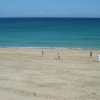 Playing on the beach at Belvoir Bay, Herm, one of the smaller Channel Islands