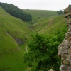 View from Peveril Castle Edge, Peak District  July 2005