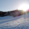 A field on the SE side of Church Stretton under snow, Shropshire.