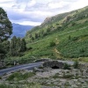 Ashness Bridge with Derwent Water in the distance.  Taken Aug 05 using a Canon Powershot S50