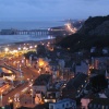 Hastings, East Sussex, in the evening