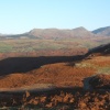 Morning view from moors above Grizebeck, Cumbria.  Coniston Fells in the distance.
