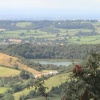 North Yorkshire. Sutton Bank. Walking to White Horse