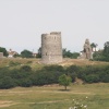 Hadleigh Castle, Essex, from Two Tree island