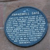Swanswell Gate plaque, Coventry, West Midlands; Feb 2005