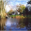 Flatford river view. Flatford, Suffolk