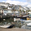 Brixham Harbour, Devon, from where Sir Francis Drake voyaged in The Golden Hind.