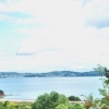 Sea view of Torbay from waterside holiday park at Paignton, Devon