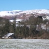 Broadgate north of Millom in winter.